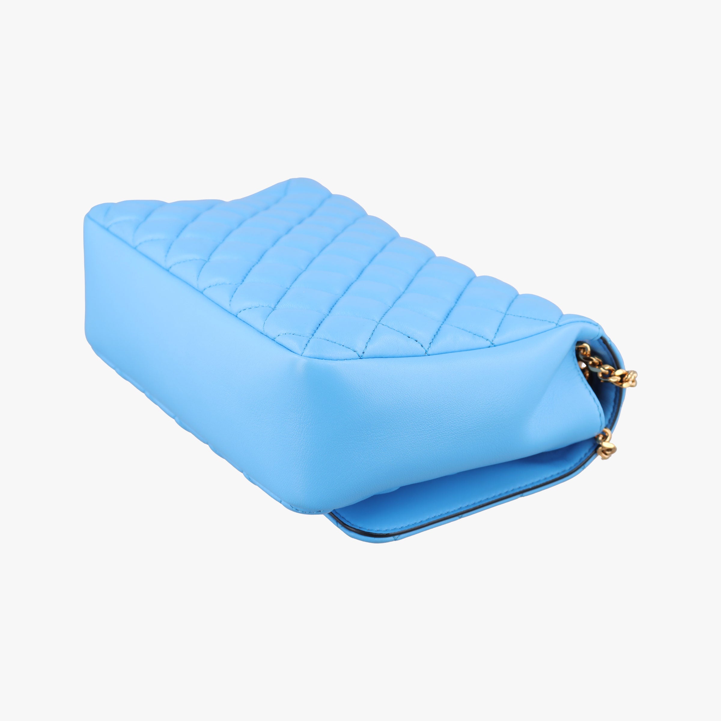 Vintage VERSACE Medusa Blue Leather  shoulderbag | stylenewstar