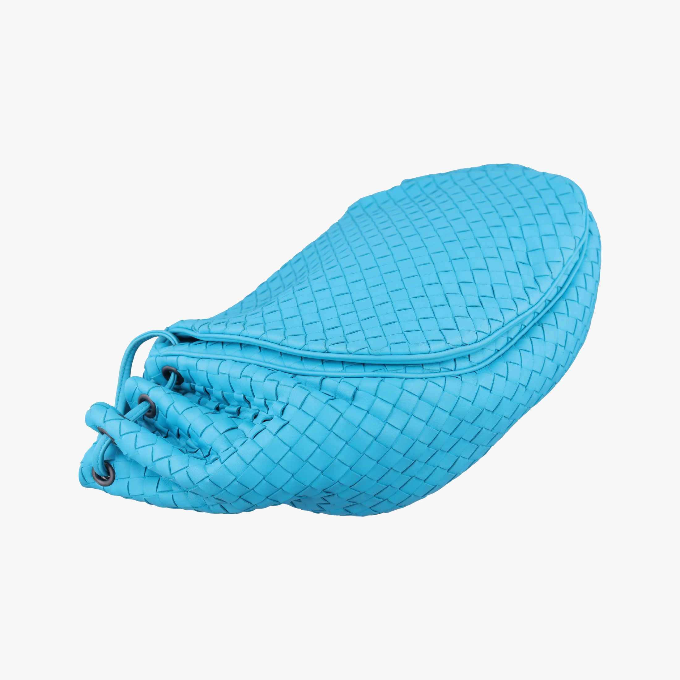 Vintage Bottega Veneta Intrecciato Blue lambskin  shoulderbag | stylenewstar