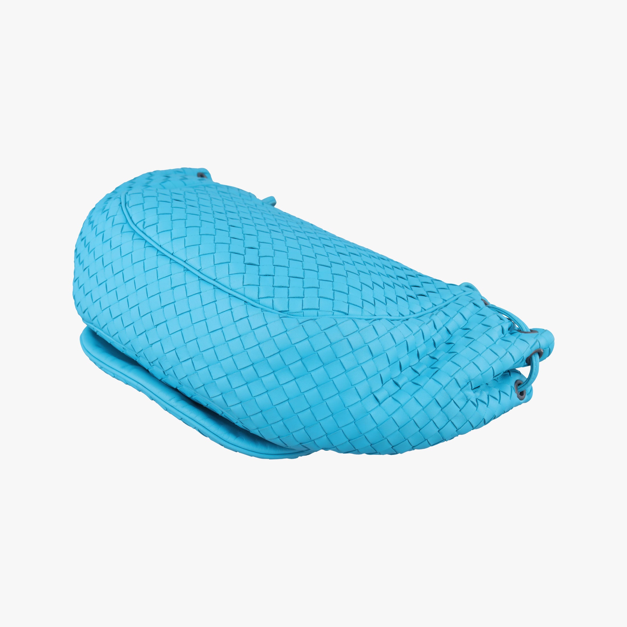 Vintage Bottega Veneta Intrecciato Blue lambskin  shoulderbag | stylenewstar
