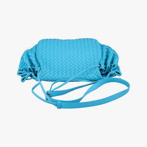Vintage Bottega Veneta Intrecciato Blue lambskin  shoulderbag | stylenewstar
