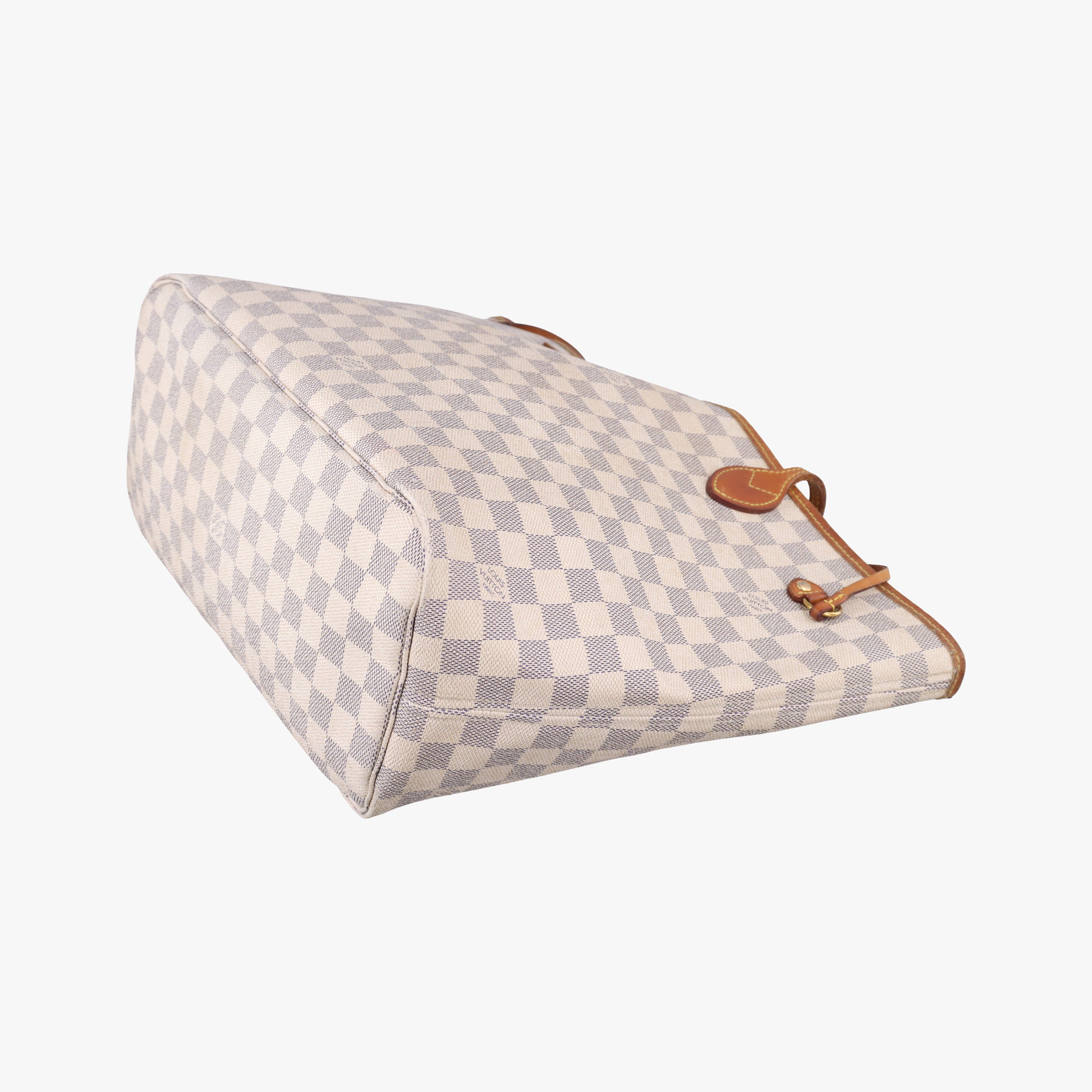 Pre-owned Louis Vuitton Neverfull MM Azur Damier Canvas N51107 shoulderbag | stylenewstar
