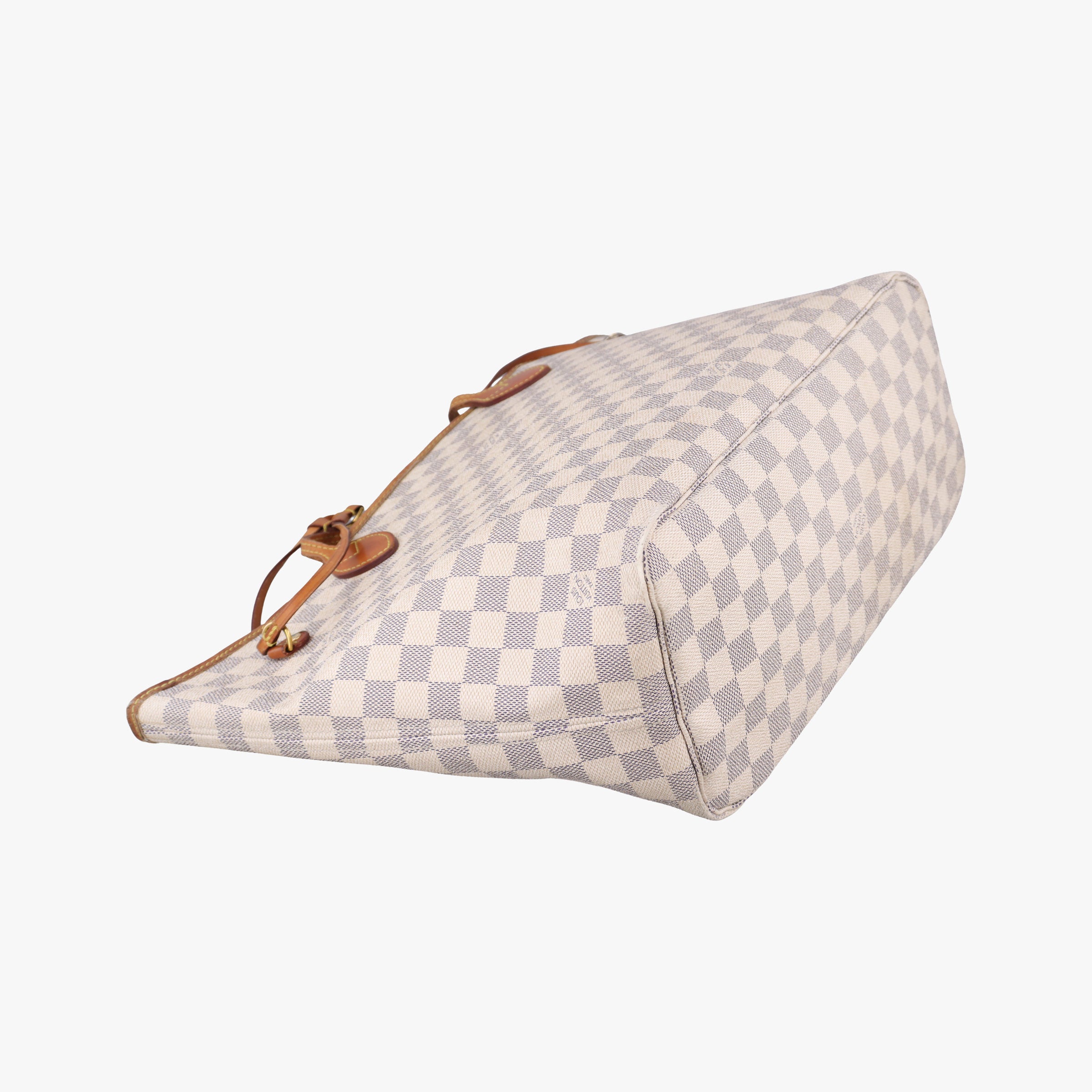 Pre-owned Louis Vuitton Neverfull MM Azur Damier Canvas N51107 shoulderbag | stylenewstar