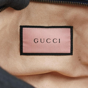 Pre-owned Gucci GG Marmont navy×Multicolour Leather 447632 shoulderbag | stylenewstar