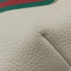 Pre-owned Gucci Print White Leather 527792 bum bag/waist bag | stylenewstar