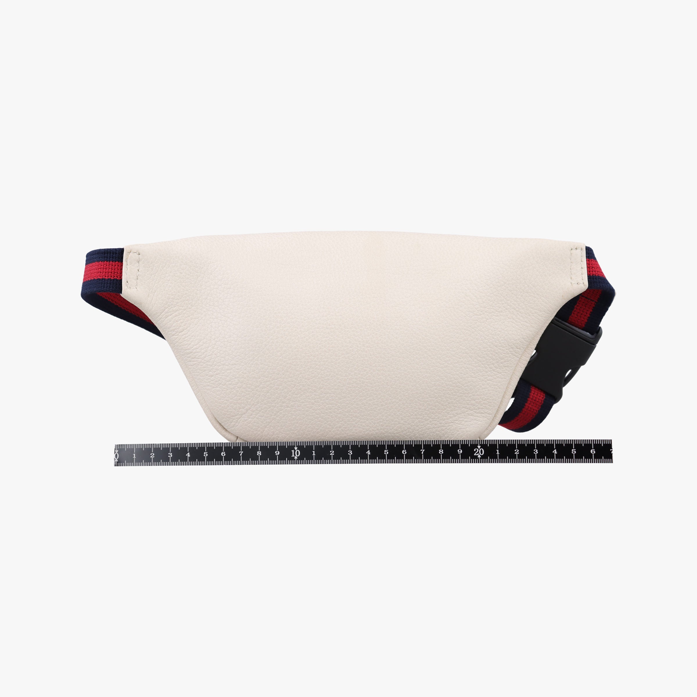 Pre-owned Gucci Print White Leather 527792 bum bag/waist bag | stylenewstar