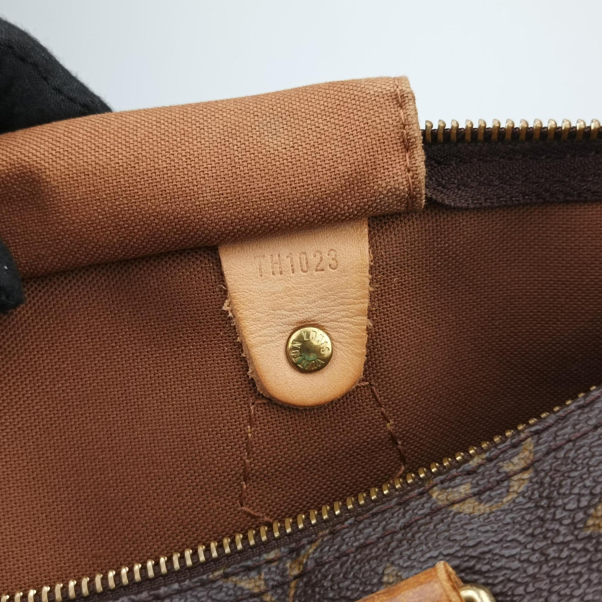 Pre-owned Louis Vuitton Speedy 35 Monogram/Brown Monogram canvas M41524 handbag | stylenewstar