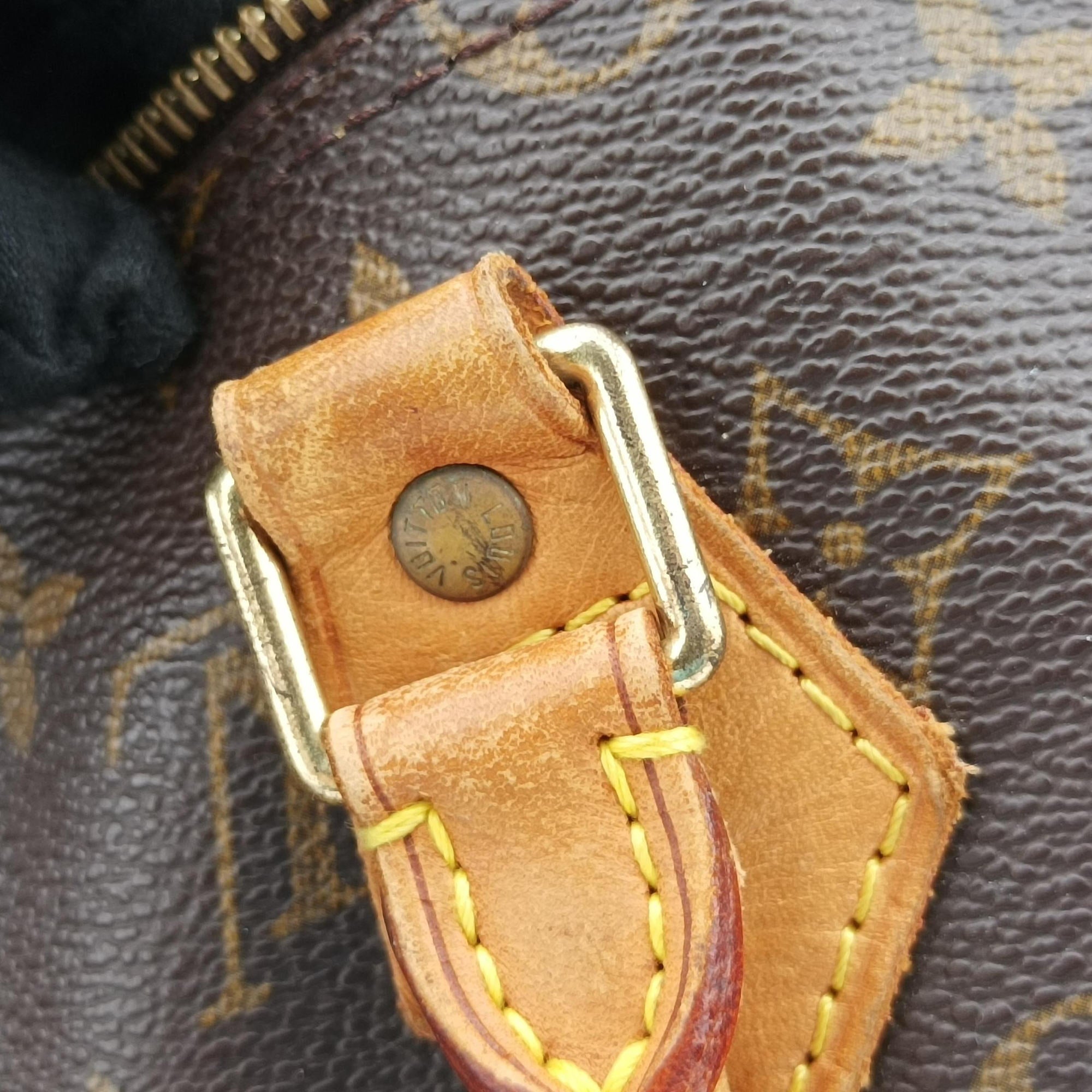 Pre-owned Louis Vuitton Speedy 35 Monogram/Brown Monogram canvas M41524 handbag | stylenewstar