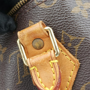 Pre-owned Louis Vuitton Speedy 35 Monogram/Brown Monogram canvas M41524 handbag | stylenewstar