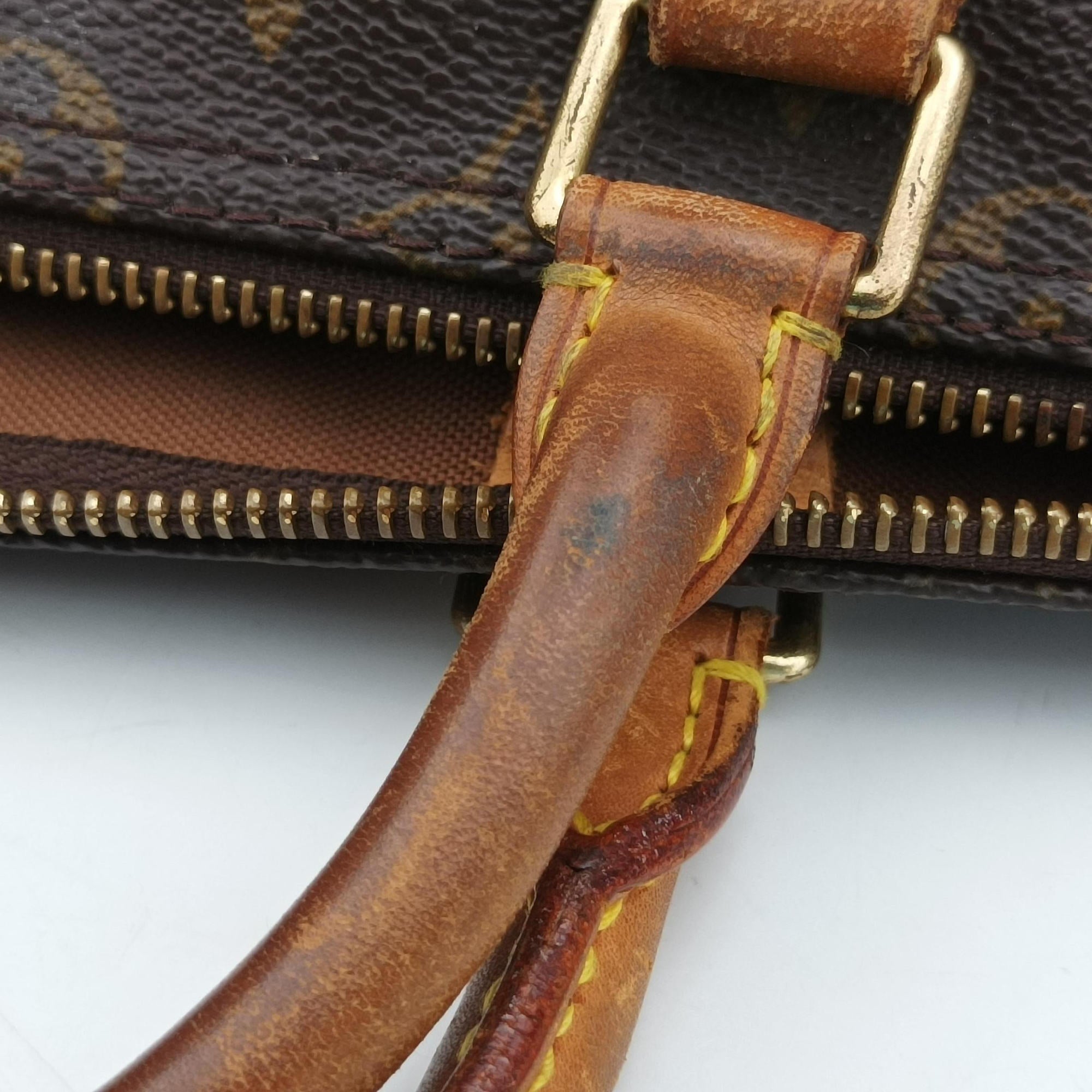 Pre-owned Louis Vuitton Speedy 35 Monogram/Brown Monogram canvas M41524 handbag | stylenewstar