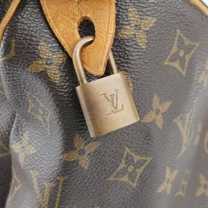 Pre-owned Louis Vuitton Speedy 35 Monogram/Brown Monogram canvas M41524 handbag | stylenewstar