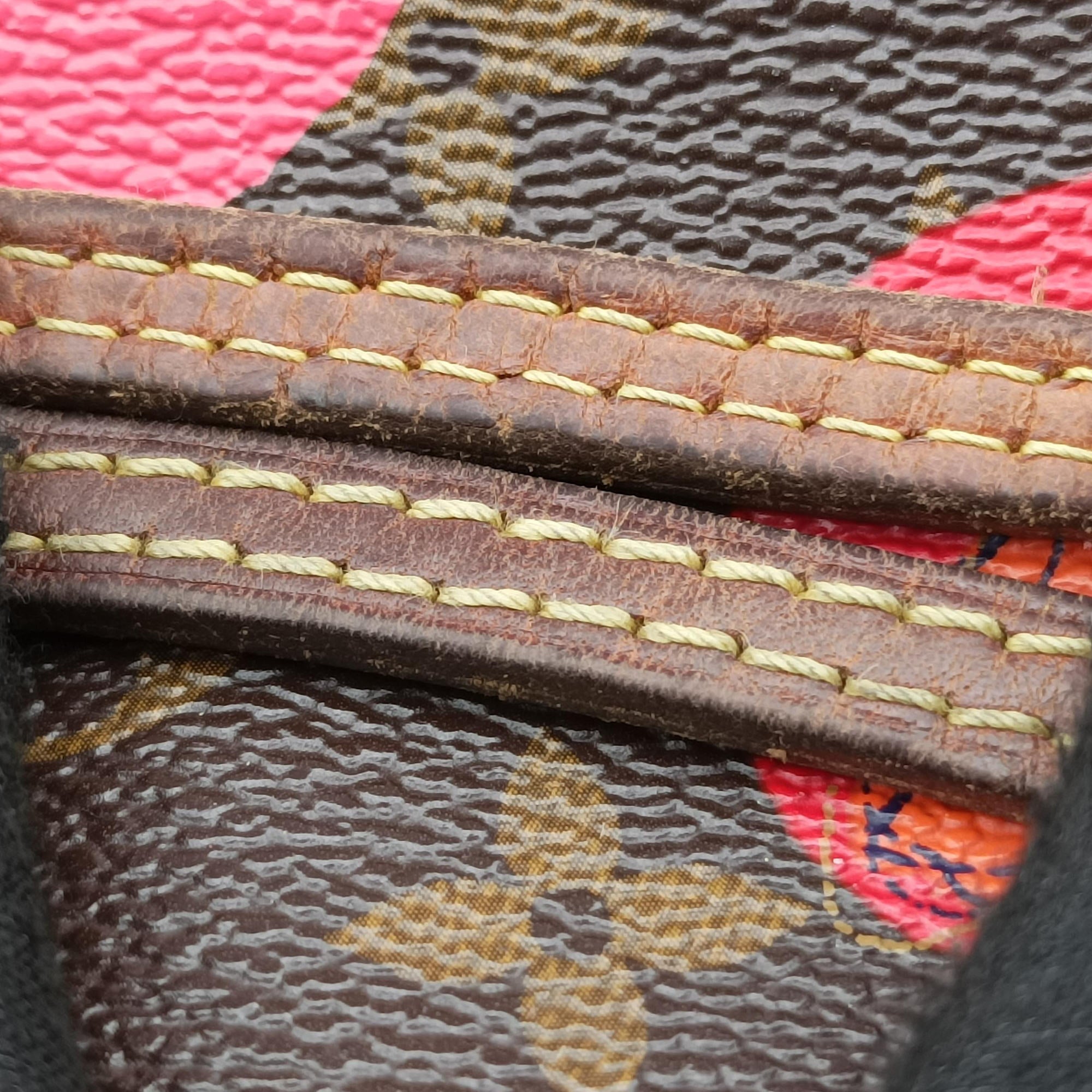 Pre-owned Louis Vuitton Neverfull MM brown×multi Monogram La Mage M41603 shoulderbag | stylenewstar