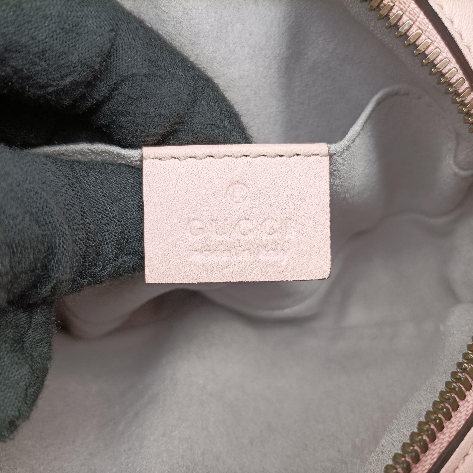 Pre-owned Gucci GG Marmont Pink Leather 476434 bum bag/waist bag | stylenewstar