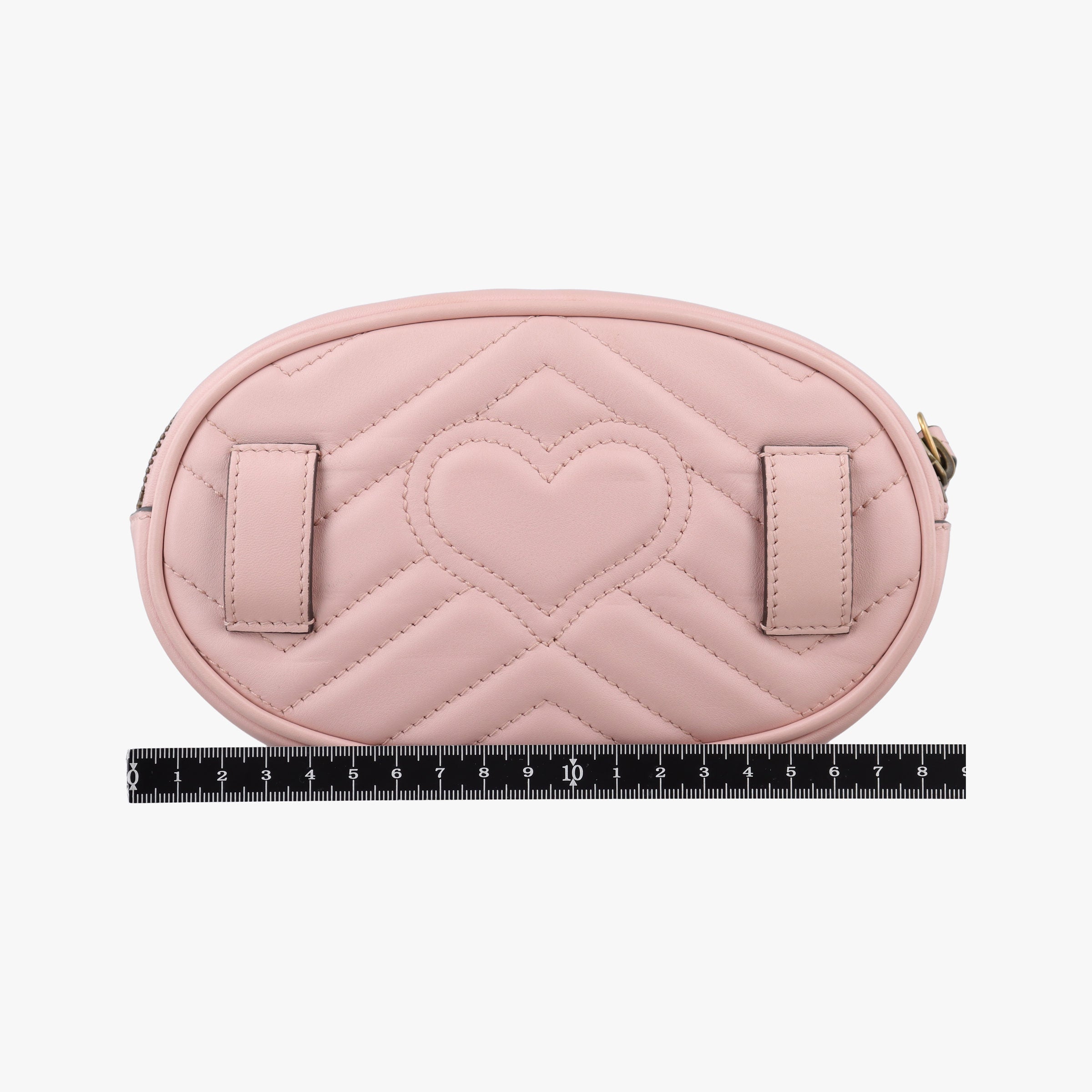 Pre-owned Gucci GG Marmont Pink Leather 476434 bum bag/waist bag | stylenewstar