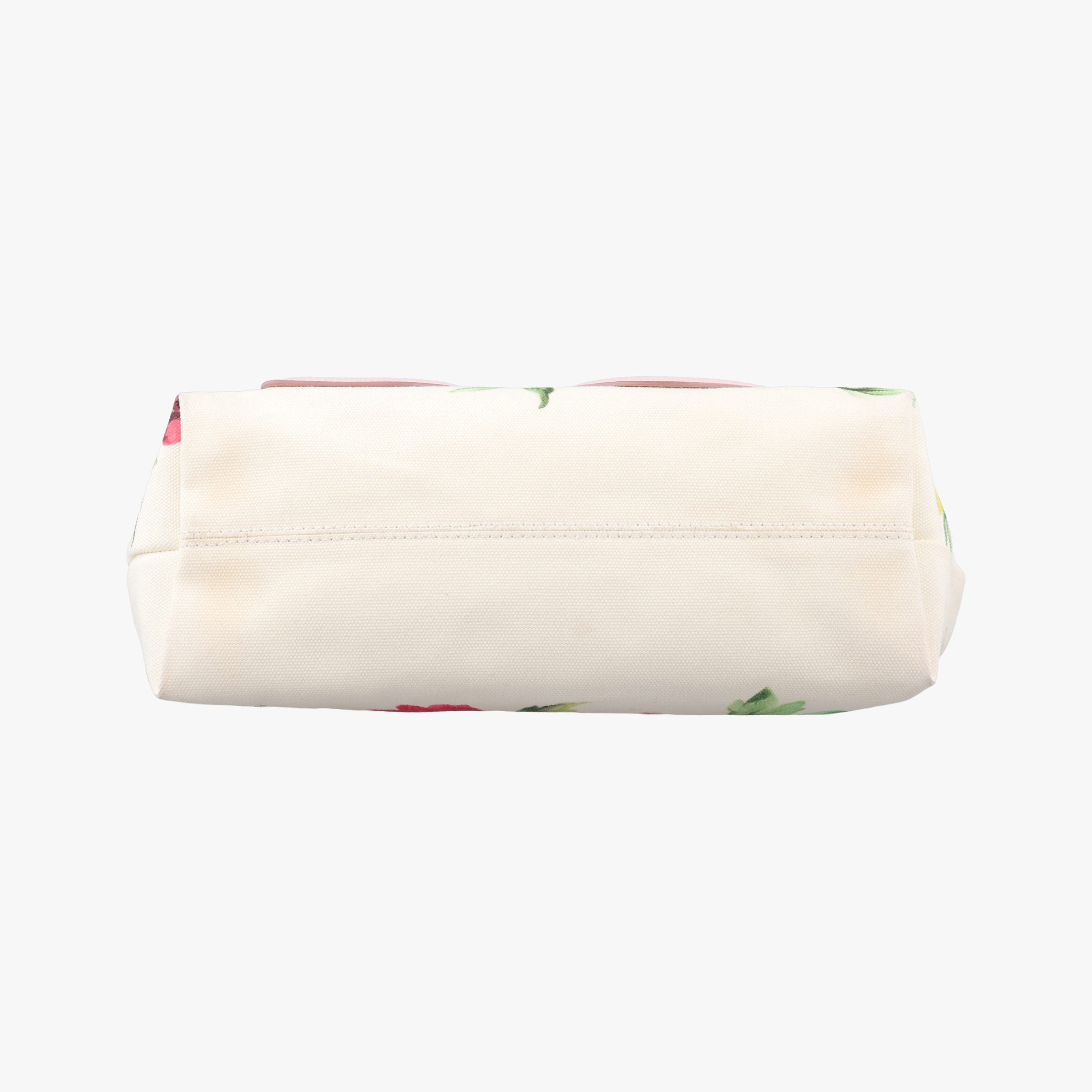 Vintage Dolce & Gabbana Floral Print Instabag White x Multicolor Canvas x Leather  shoulderbag | stylenewstar