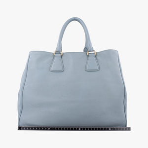 Pre-owned Prada Galleria Blue Leather BN1801 shoulderbag | stylenewstar