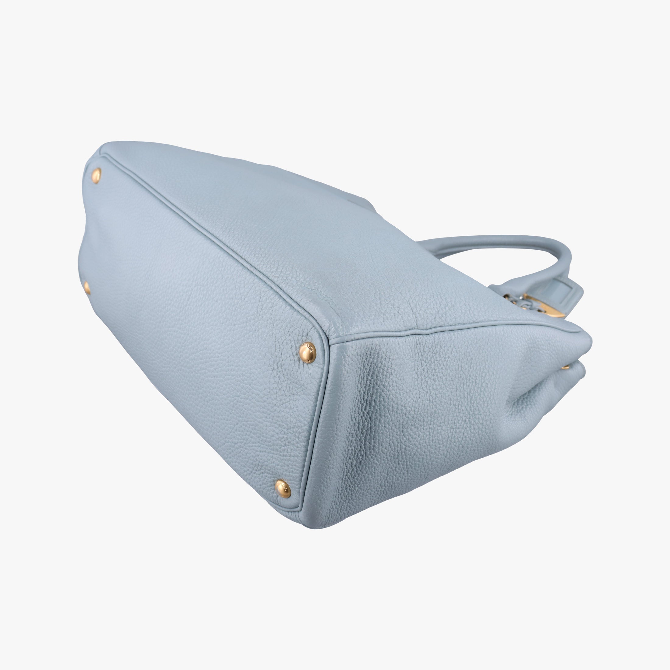 Pre-owned Prada Galleria Blue Leather BN1801 shoulderbag | stylenewstar