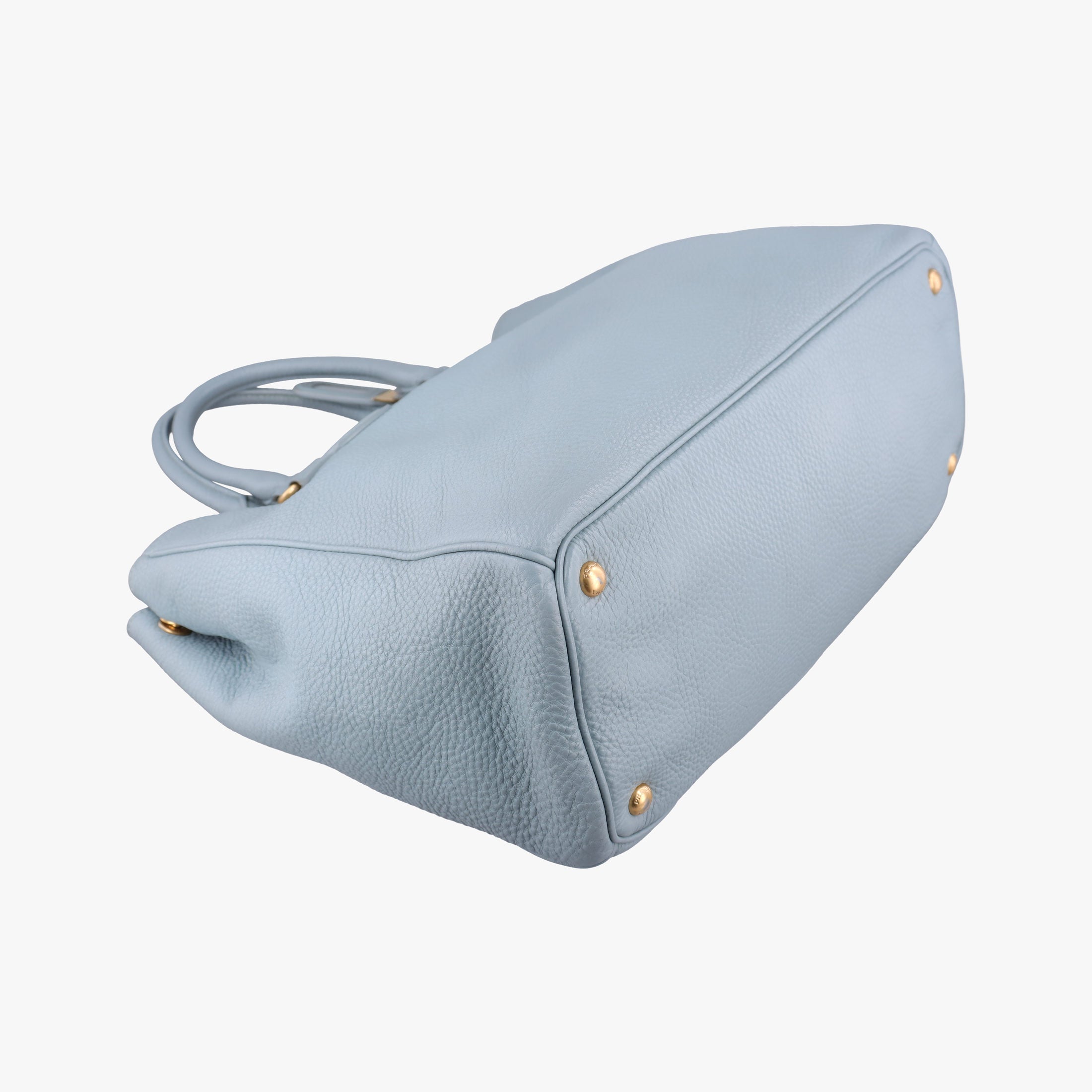 Pre-owned Prada Galleria Blue Leather BN1801 shoulderbag | stylenewstar