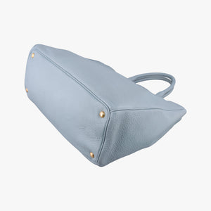 Pre-owned Prada Galleria Blue Leather BN1801 shoulderbag | stylenewstar