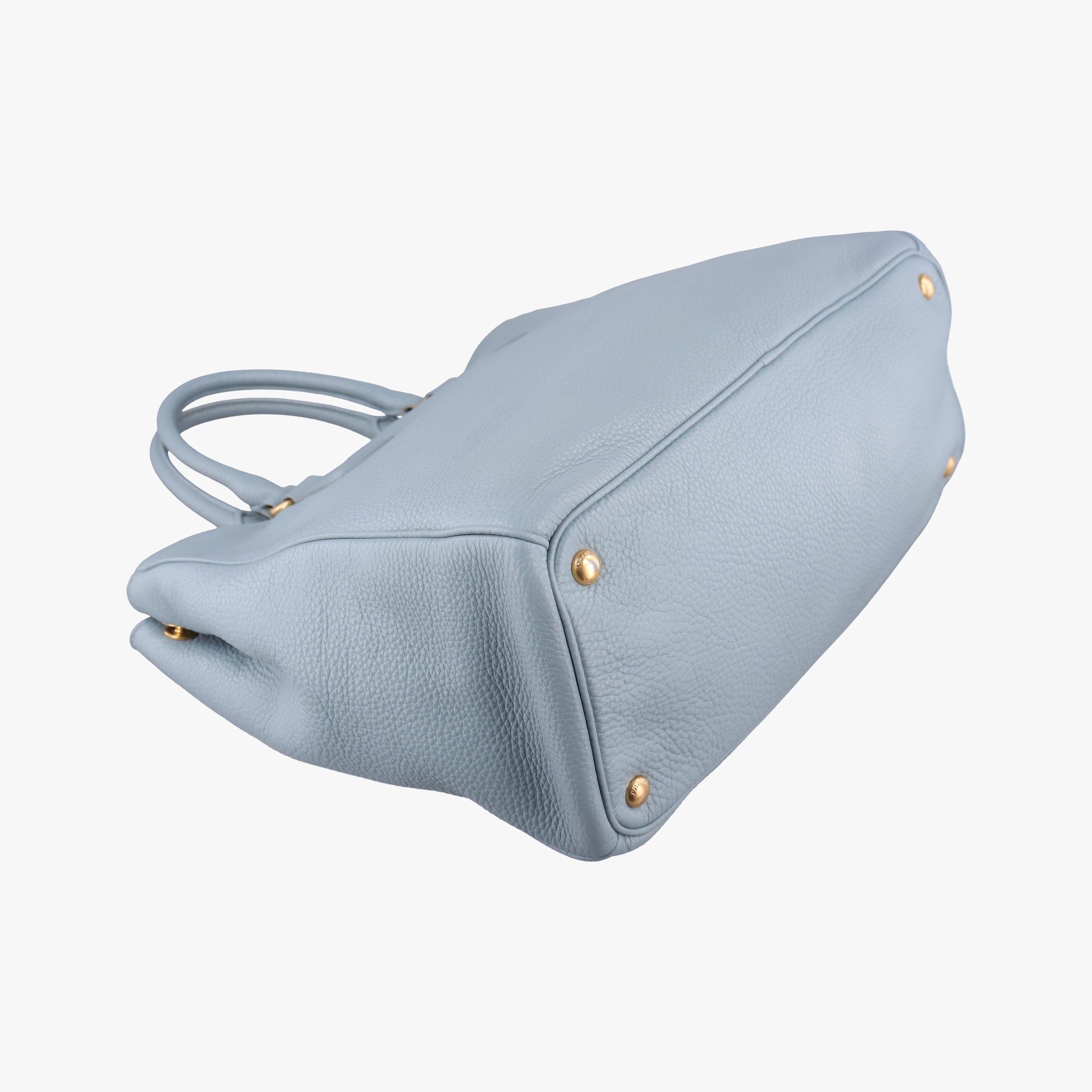 Pre-owned Prada Galleria Blue Leather BN1801 shoulderbag | stylenewstar
