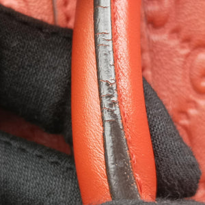 Pre-owned Gucci Joy Guccissima Orange Leather 265697 handbag | stylenewstar