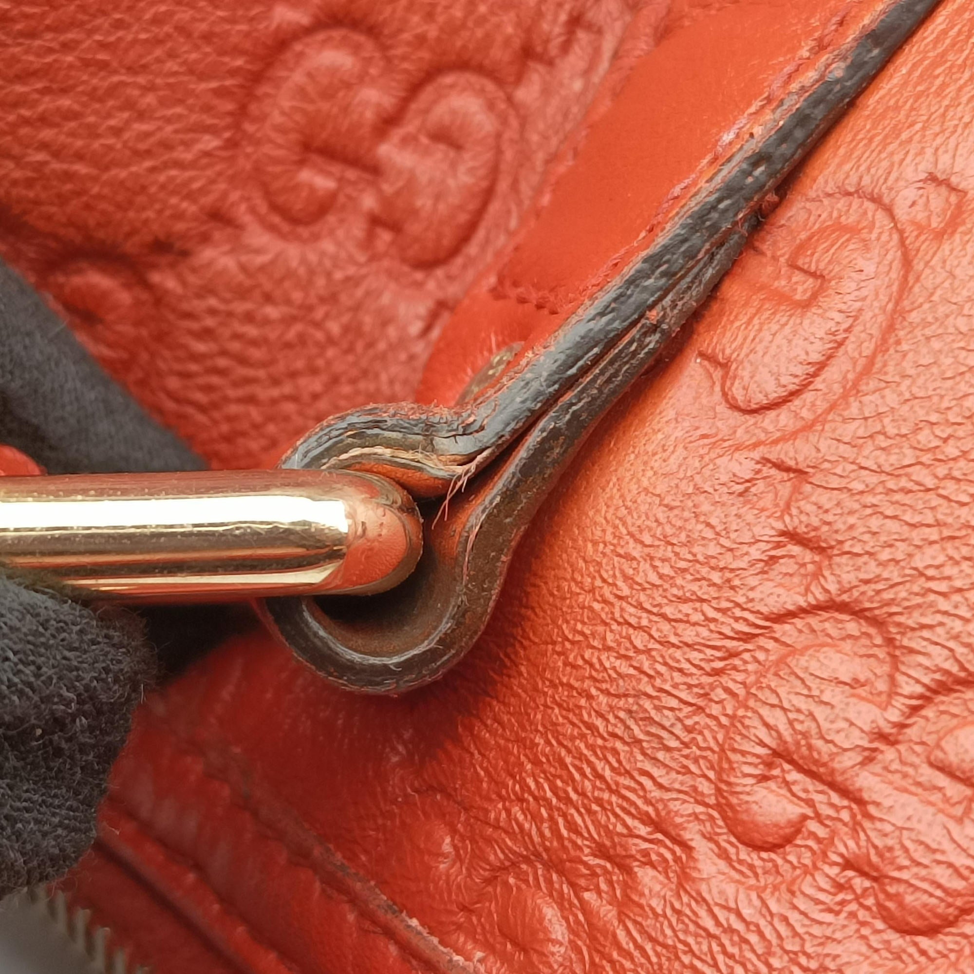 Pre-owned Gucci Joy Guccissima Orange Leather 265697 handbag | stylenewstar