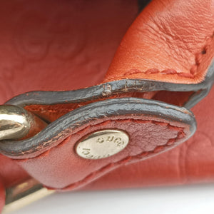 Pre-owned Gucci Joy Guccissima Orange Leather 265697 handbag | stylenewstar