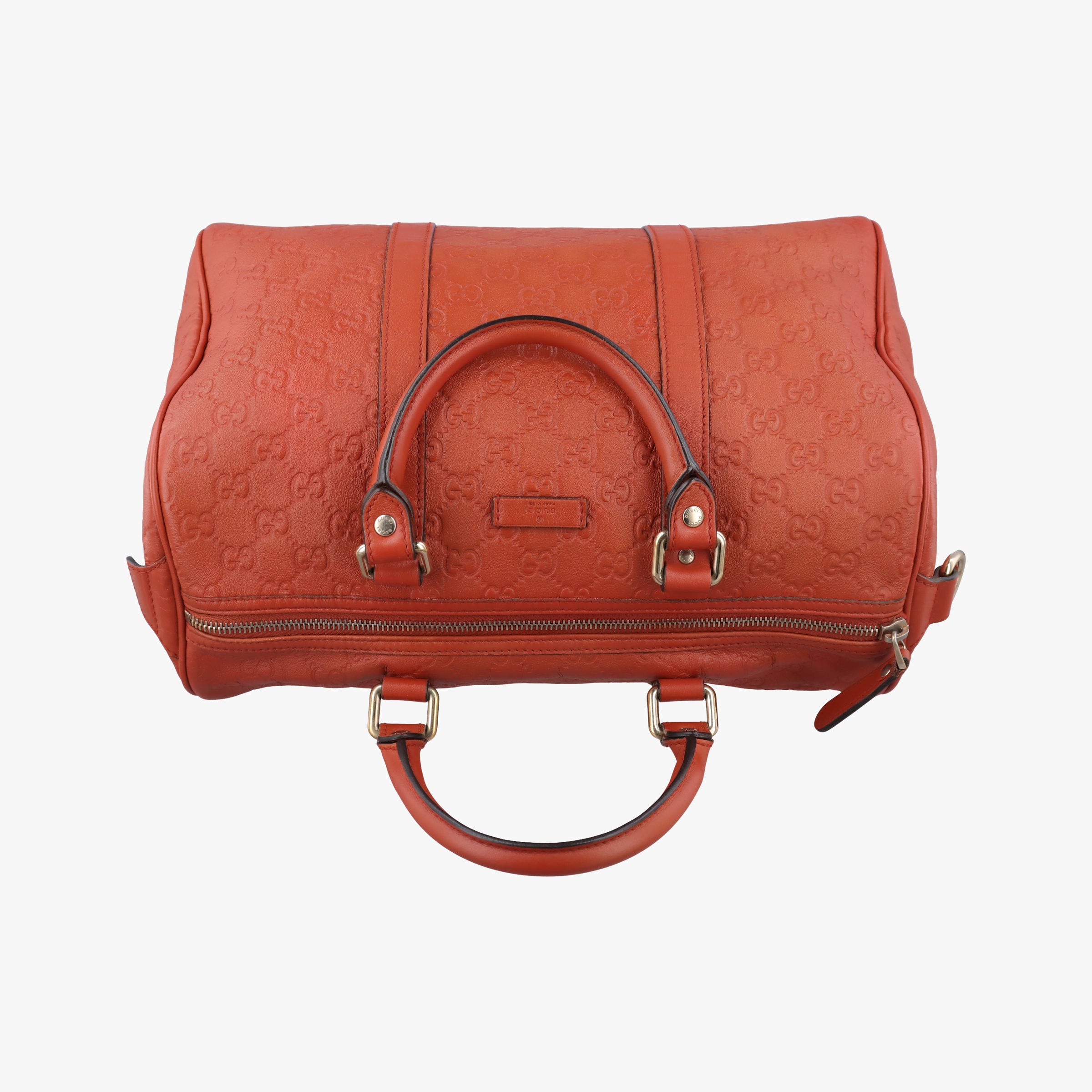 Pre-owned Gucci Joy Guccissima Orange Leather 265697 handbag | stylenewstar