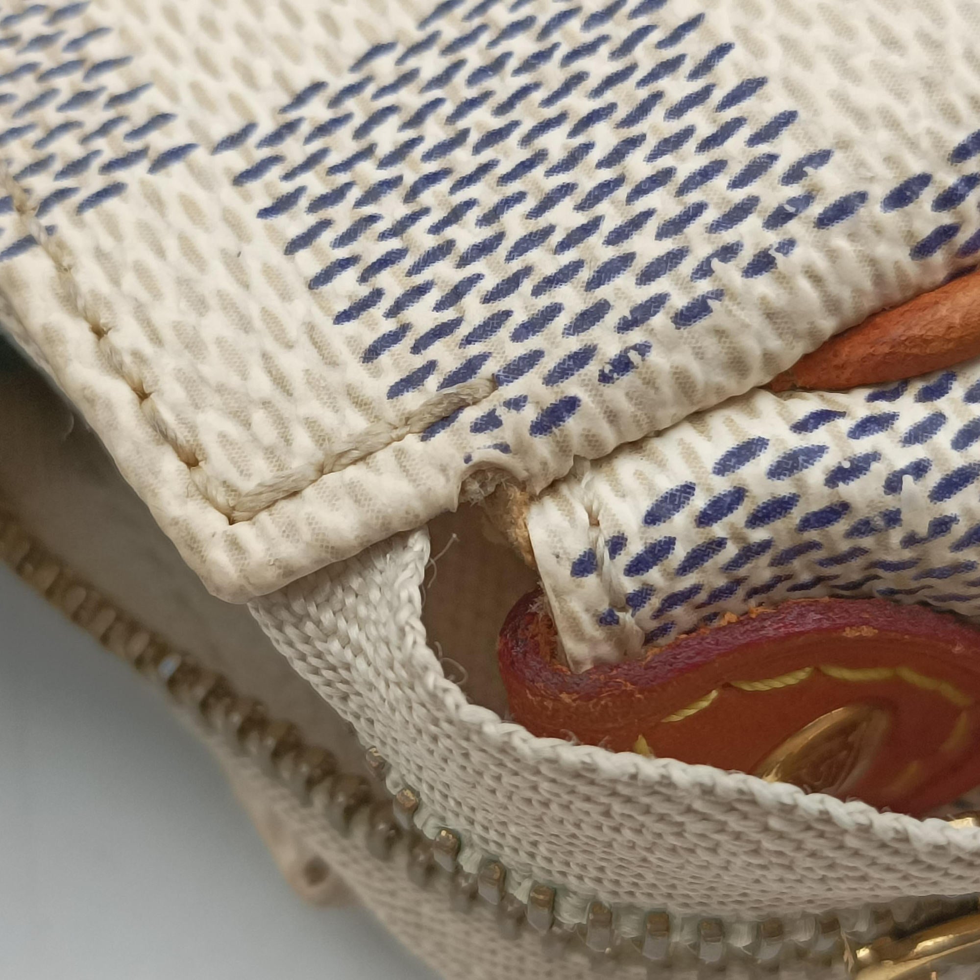 Pre-owned Louis Vuitton EVA AZUR Damier Canvas N55214 shoulderbag | stylenewstar