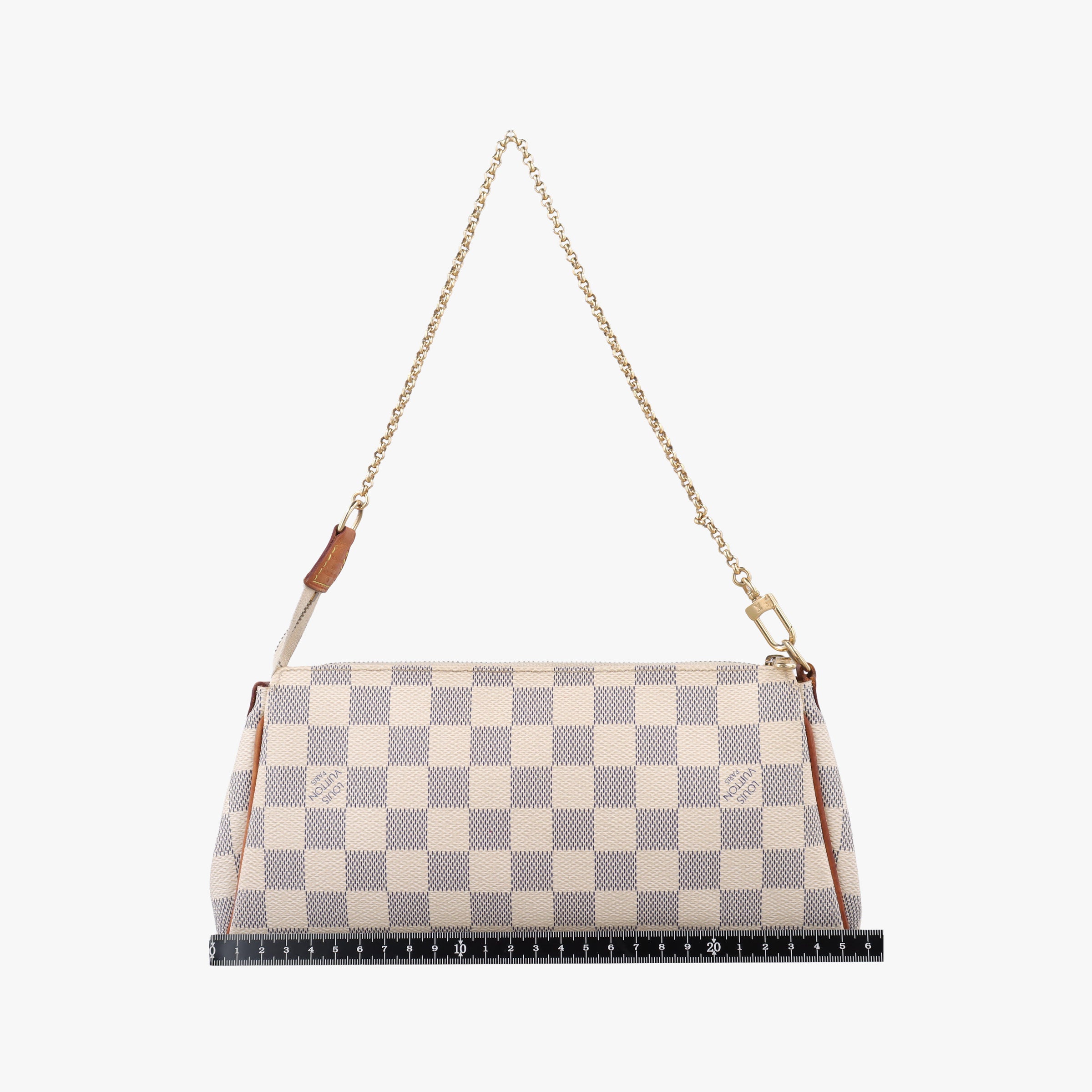 Pre-owned Louis Vuitton EVA AZUR Damier Canvas N55214 shoulderbag | stylenewstar