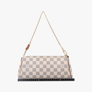 Pre-owned Louis Vuitton EVA AZUR Damier Canvas N55214 shoulderbag | stylenewstar