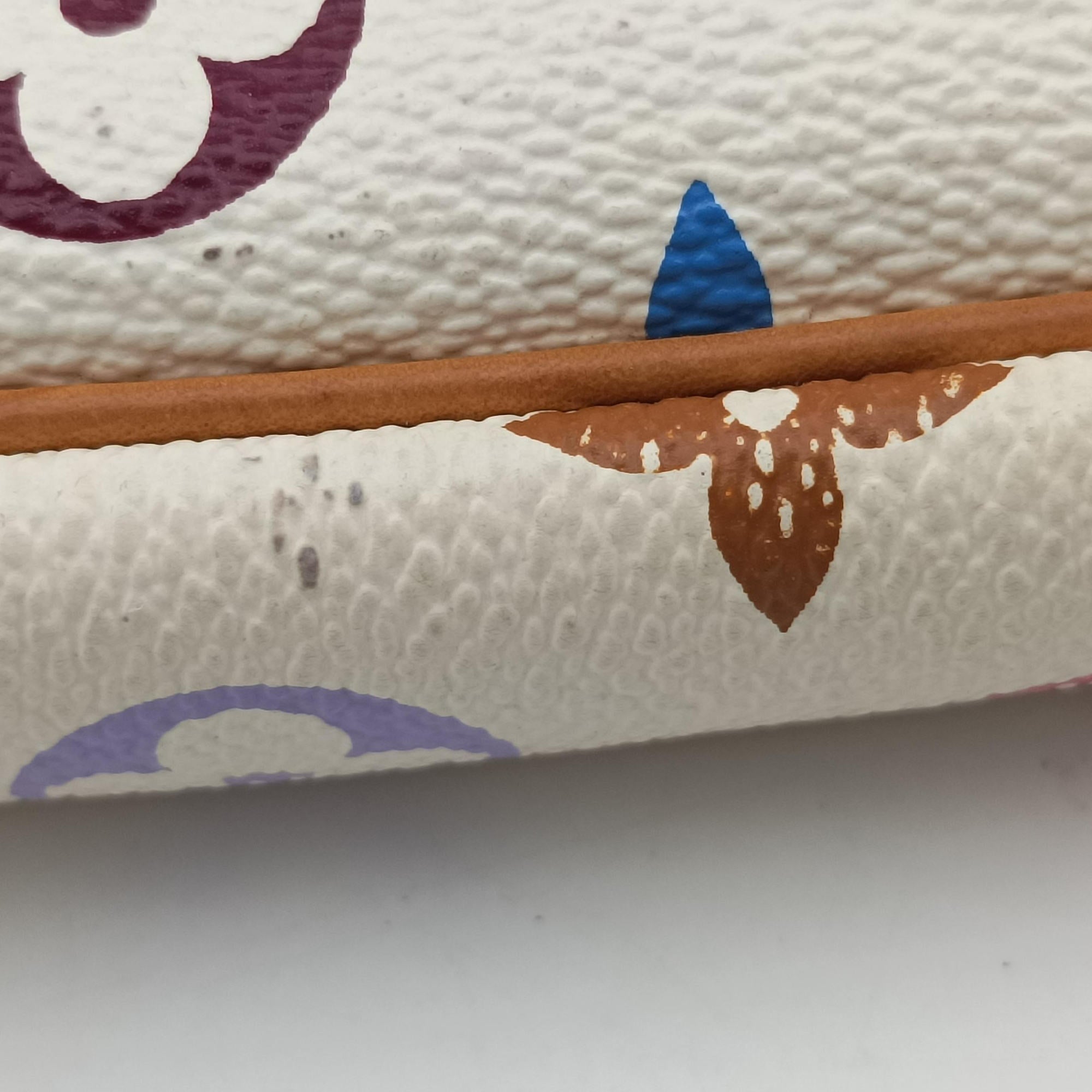 Pre-owned Louis Vuitton Pochette Accessoires white Monogram Multicolor M92649 shoulderbag | stylenewstar