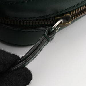 Secondhand Gucci Bee Web Green Leather 412008 shoulderbag | stylenewstar