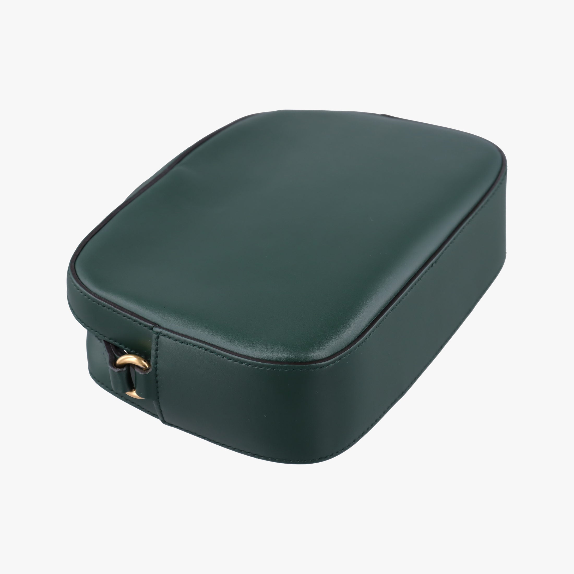 Secondhand Gucci Bee Web Green Leather 412008 shoulderbag | stylenewstar