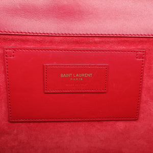 Pre-owned Yves Saint Laurent KATE Red Leather 354119 shoulderbag | stylenewstar
