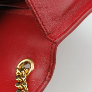 Pre-owned Yves Saint Laurent KATE Red Leather 354119 shoulderbag | stylenewstar