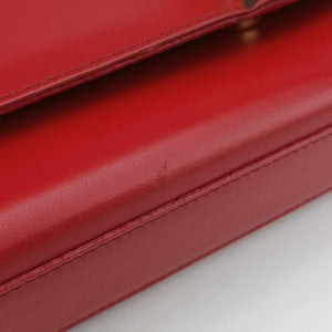 Pre-owned Yves Saint Laurent KATE Red Leather 354119 shoulderbag | stylenewstar