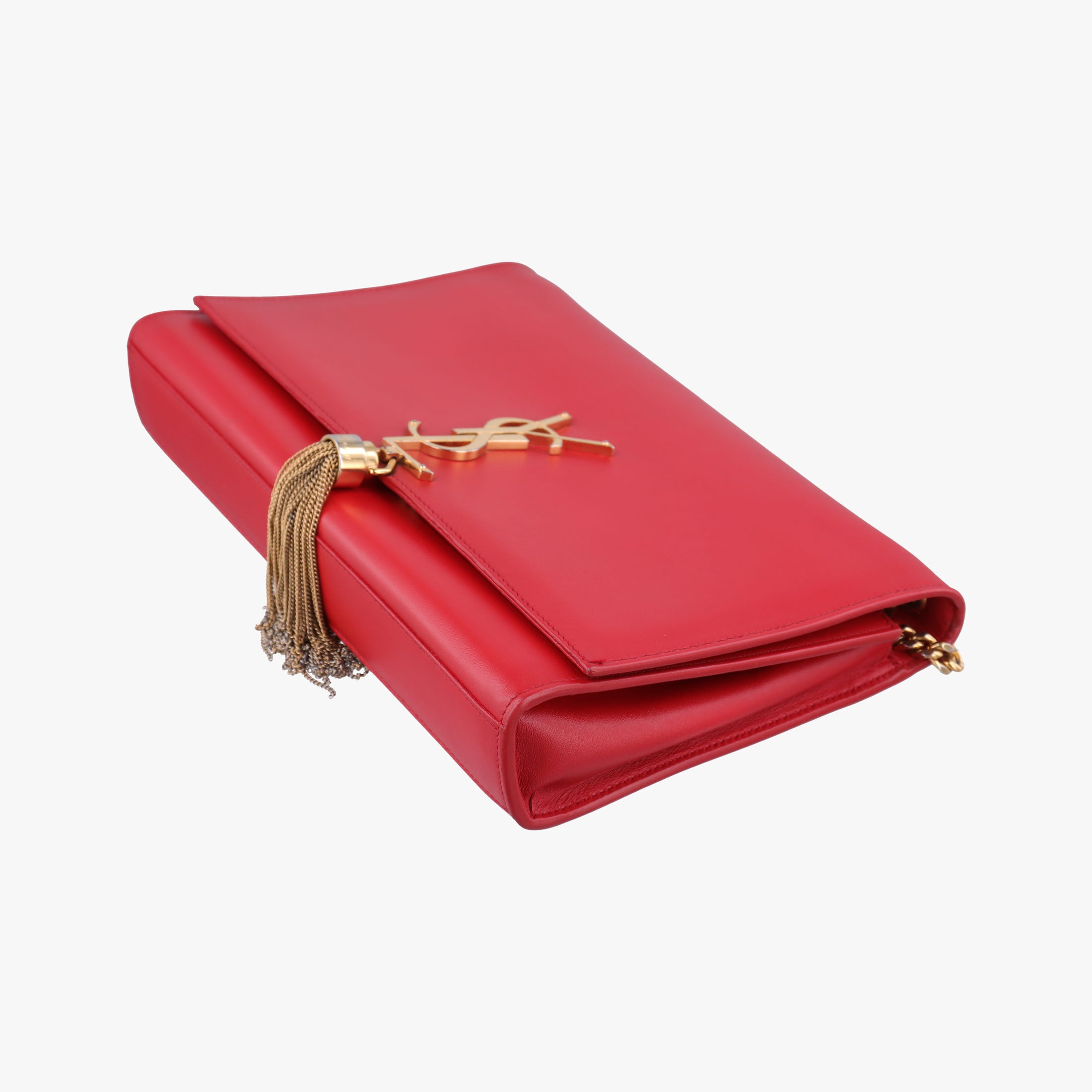Pre-owned Yves Saint Laurent KATE Red Leather 354119 shoulderbag | stylenewstar