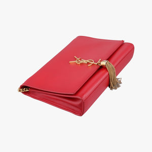 Pre-owned Yves Saint Laurent KATE Red Leather 354119 shoulderbag | stylenewstar