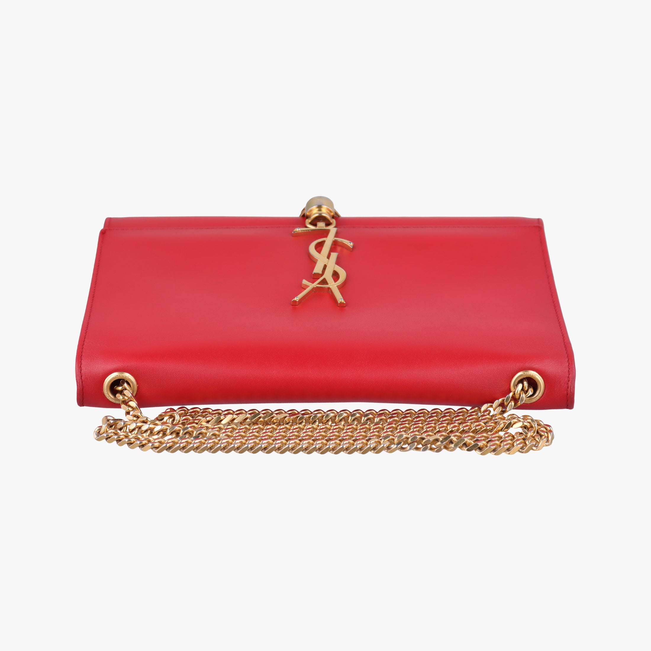 Pre-owned Yves Saint Laurent KATE Red Leather 354119 shoulderbag | stylenewstar