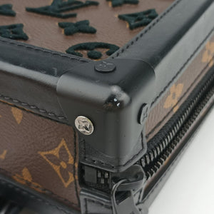Pre-owned Louis Vuitton Vertical Soft Trunk brown×Noir Monogram Toughtage M45044 shoulderbag | stylenewstar