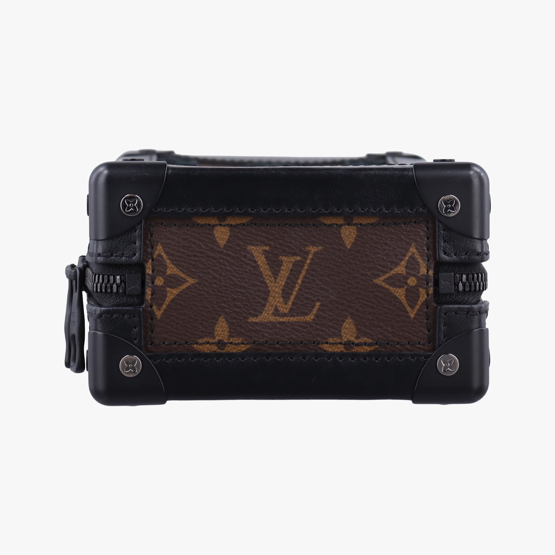 Pre-owned Louis Vuitton Vertical Soft Trunk brown×Noir Monogram Toughtage M45044 shoulderbag | stylenewstar