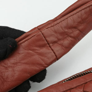 Pre-owned Bottega Veneta Intrecciato Red lambskin  handbag | stylenewstar