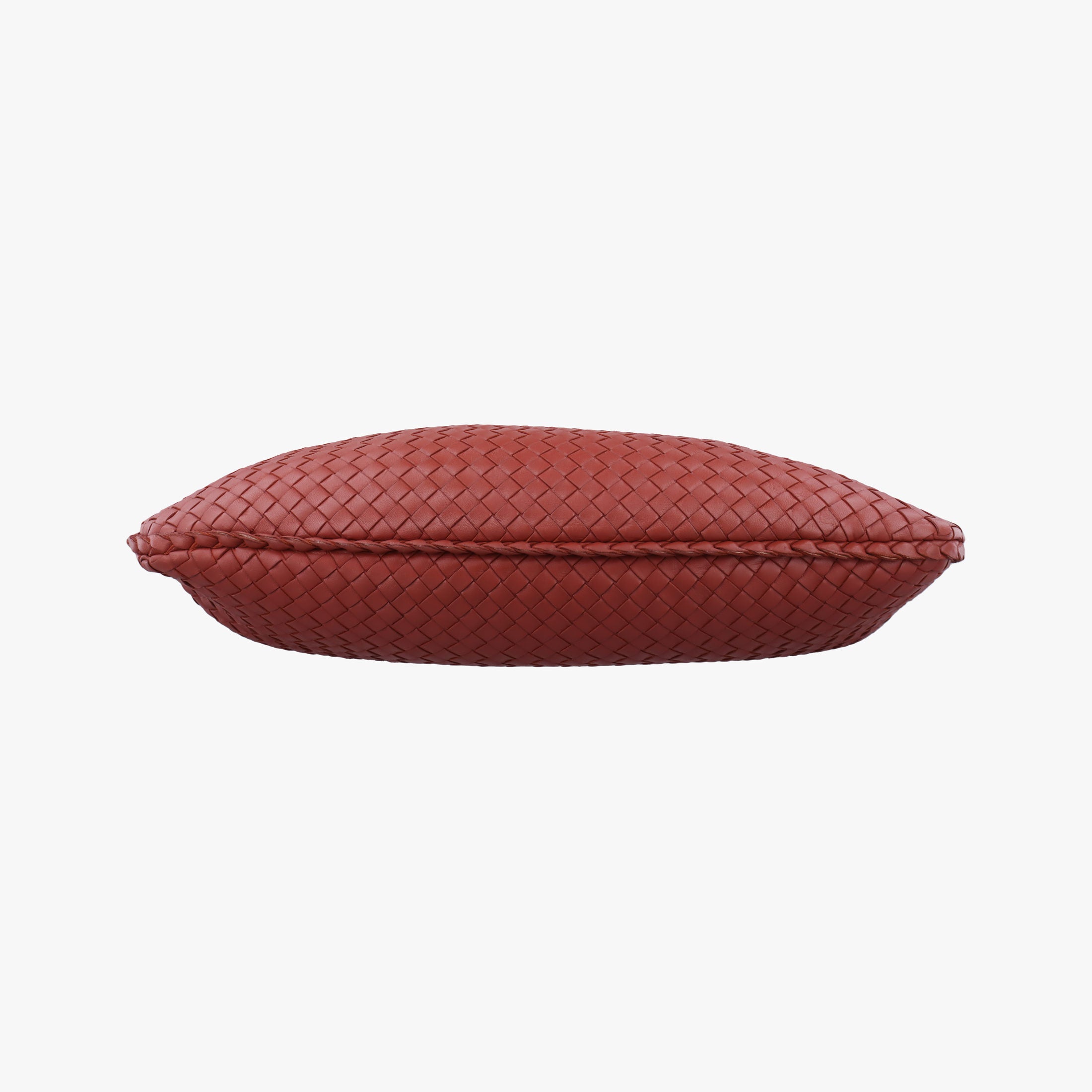 Pre-owned Bottega Veneta Intrecciato Red lambskin  handbag | stylenewstar