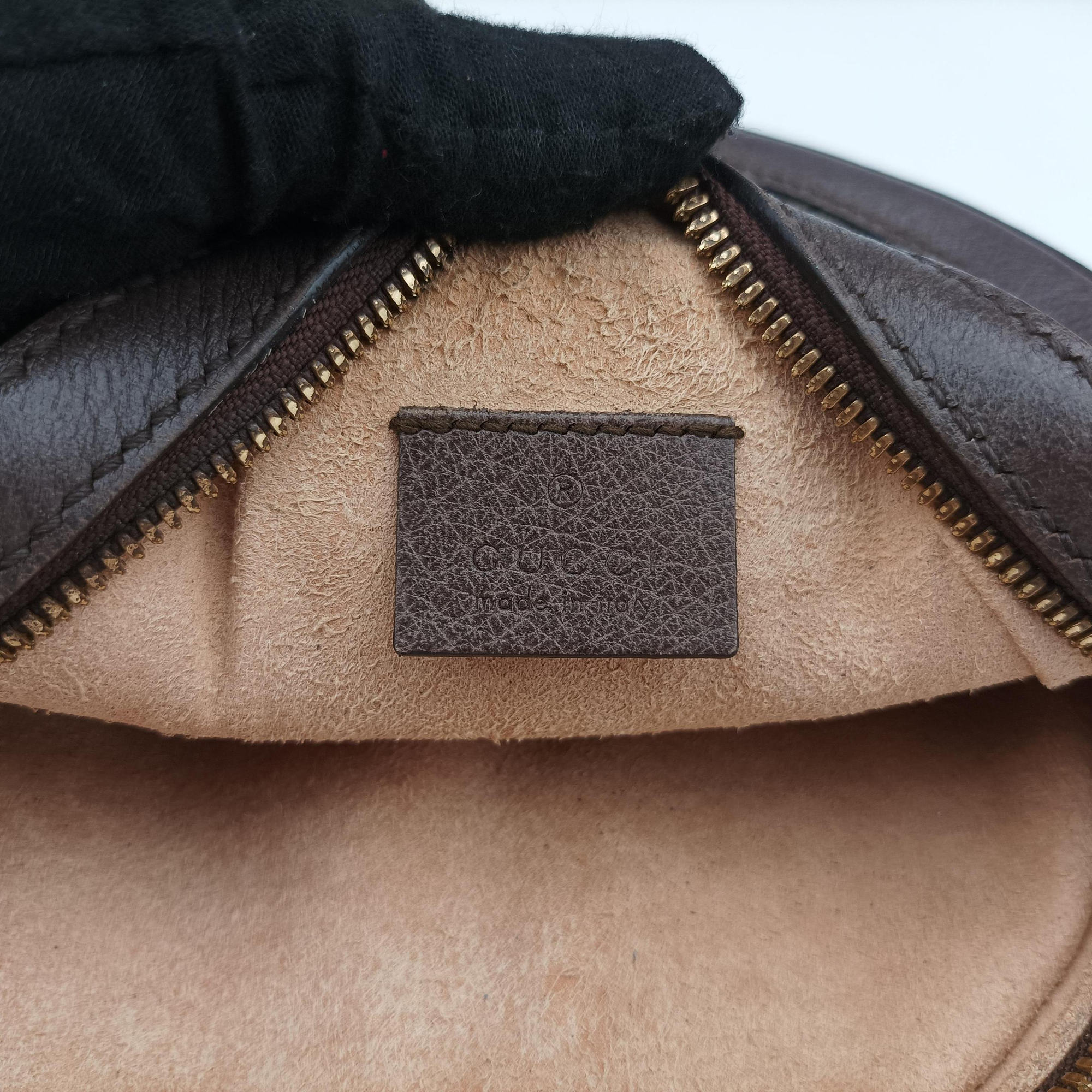 Pre-owned Gucci Ophidia Brown×beige×multi PVC coated canvas×Leather 550618 shoulderbag | stylenewstar