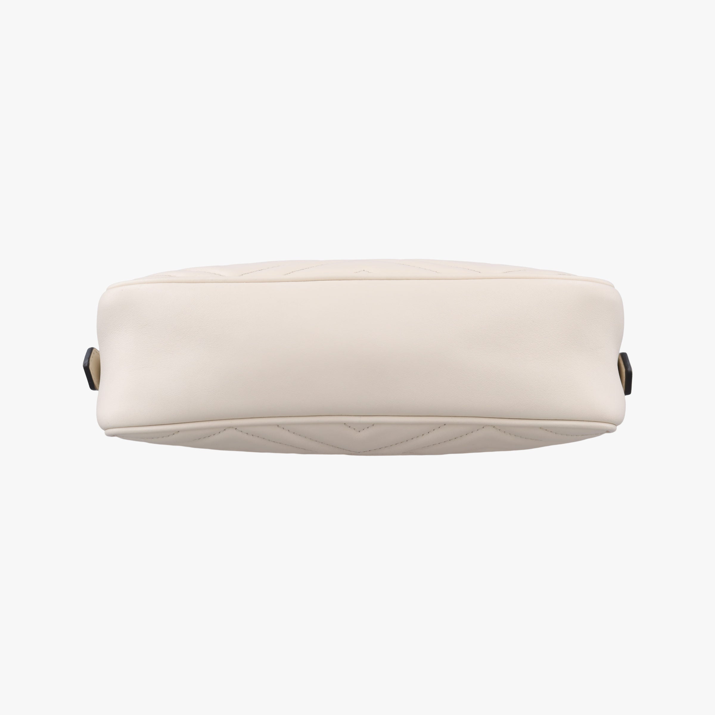 Pre-owned Gucci GG Marmont White Leather 447632 shoulderbag | stylenewstar