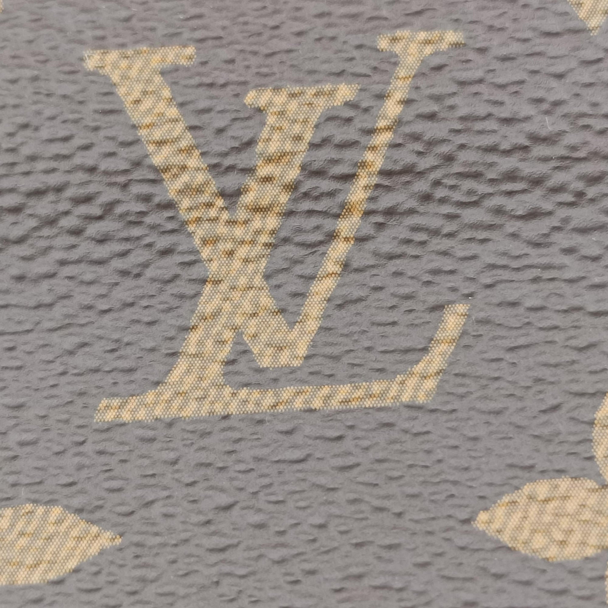 Pre-owned Louis Vuitton Flore Chain brown×FUCHSIA Monogram Porte Feuille ×calf leather M69578 shoulderbag | stylenewstar