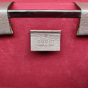 Vintage Gucci Padlock Brown PVC coated canvas×Leather 588351 shoulderbag | stylenewstar