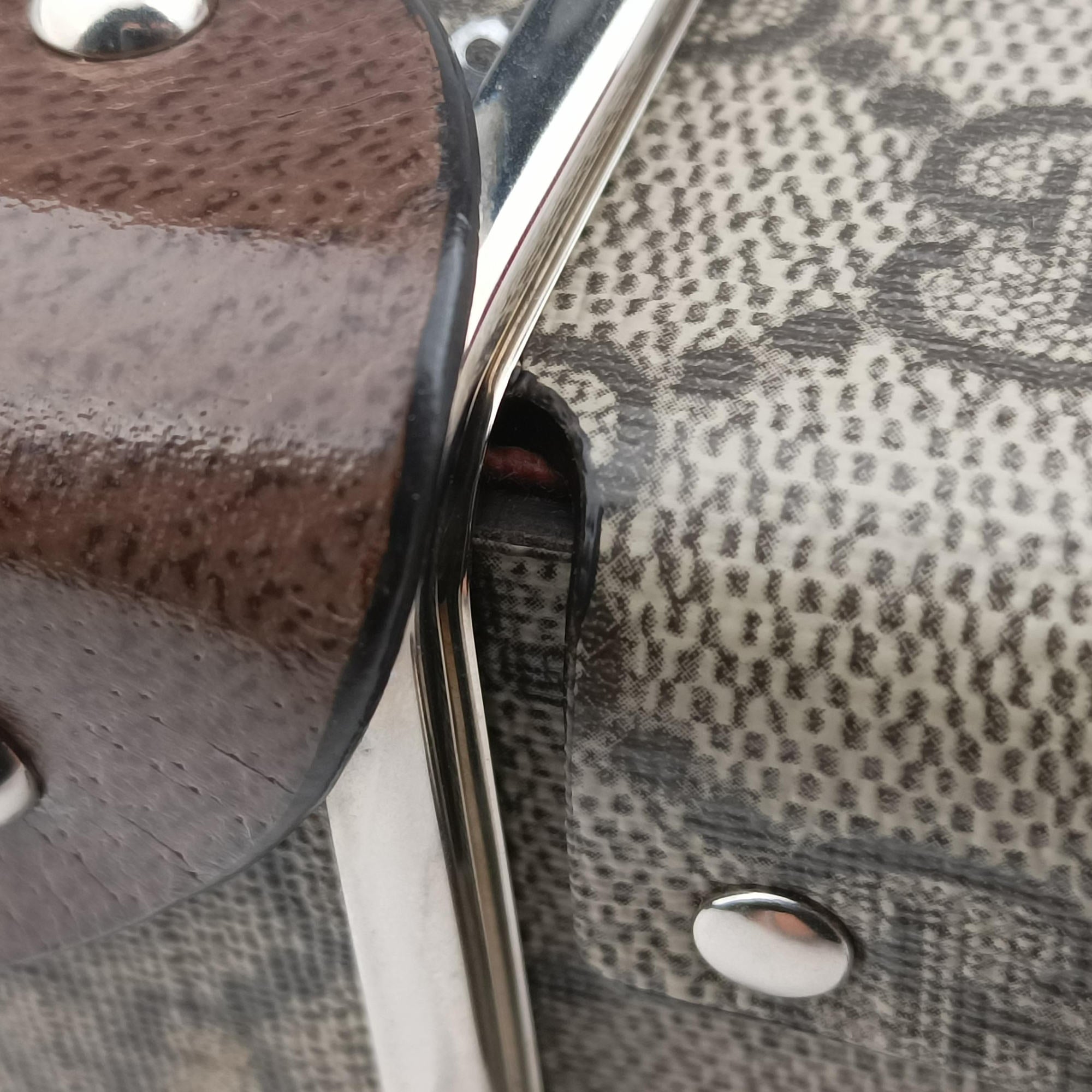 Vintage Gucci Padlock Brown PVC coated canvas×Leather 588351 shoulderbag | stylenewstar