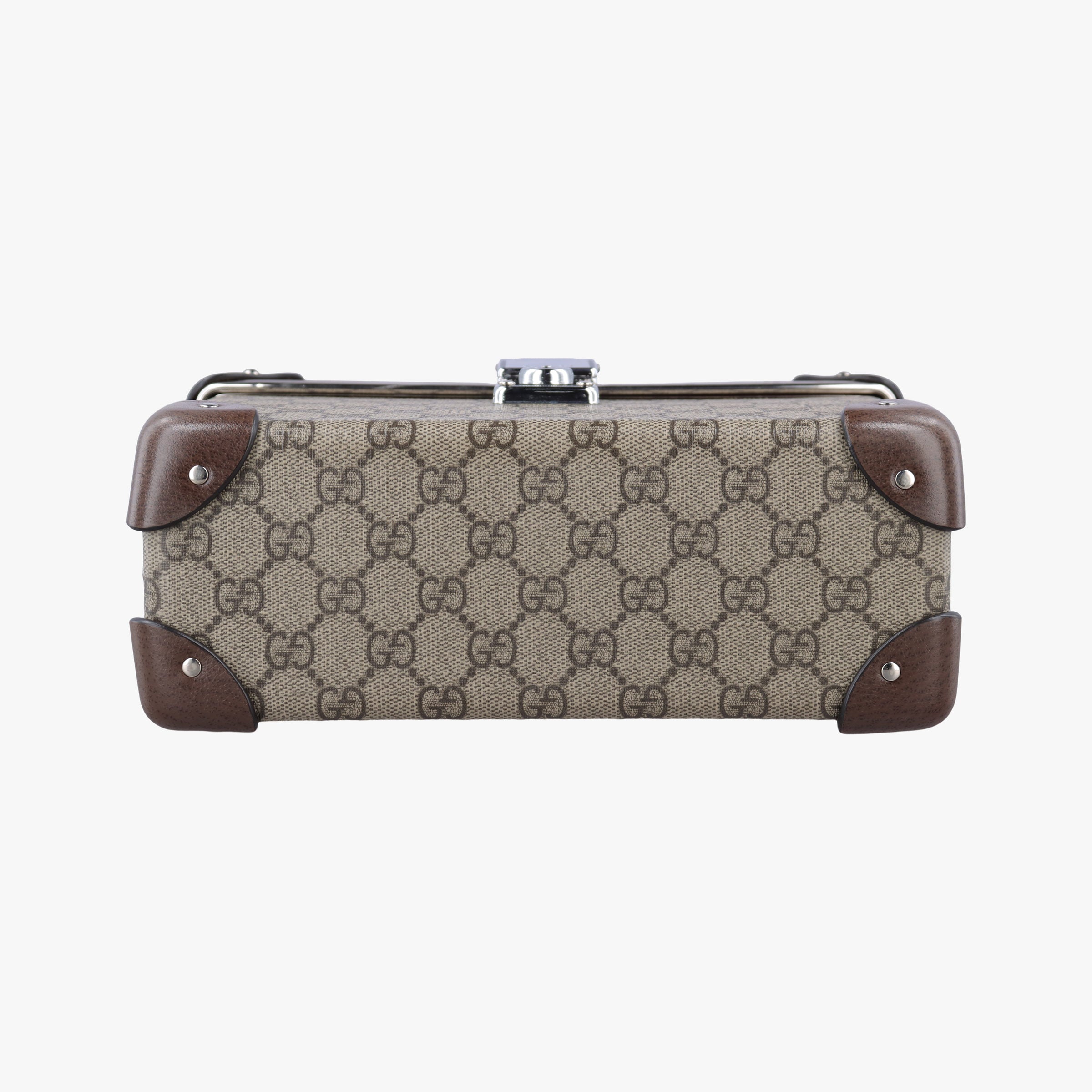 Vintage Gucci Padlock Brown PVC coated canvas×Leather 588351 shoulderbag | stylenewstar