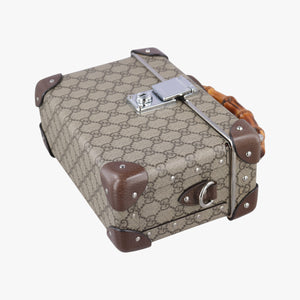 Vintage Gucci Padlock Brown PVC coated canvas×Leather 588351 shoulderbag | stylenewstar